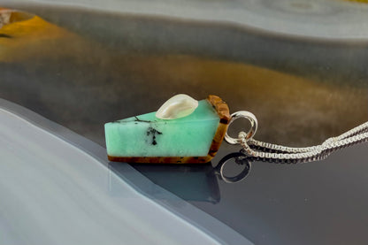 Key Lime Pie Necklace