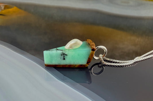 Key Lime Pie Necklace