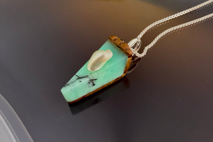 Key Lime Pie Necklace