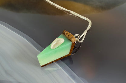 Key Lime Pie Necklace