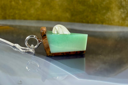 Key Lime Pie Necklace