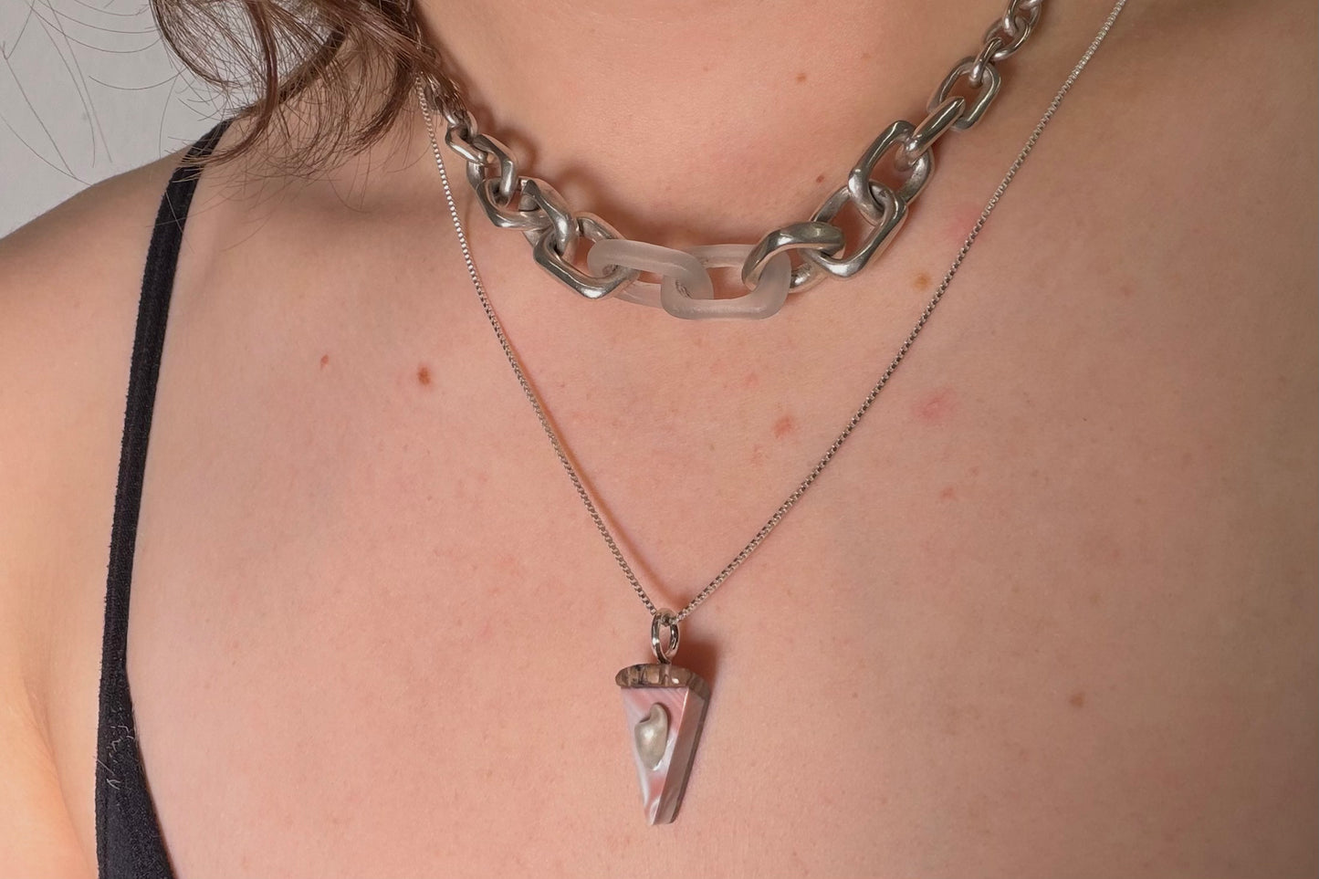 Pink Pie Necklace