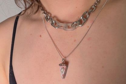 Pink Pie Necklace