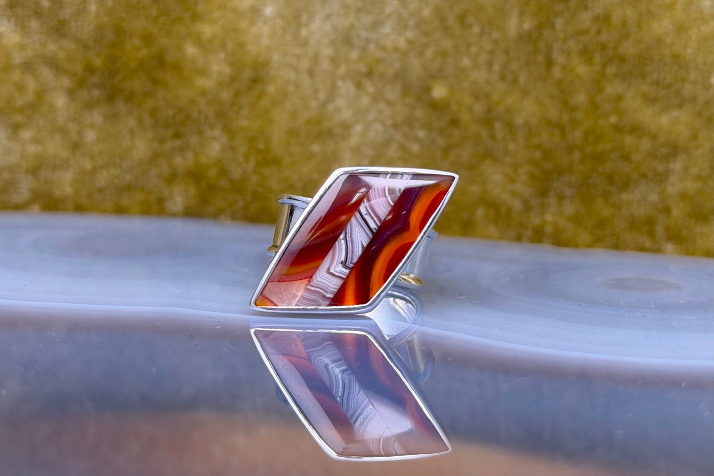 Rhombus Mosaic Ring