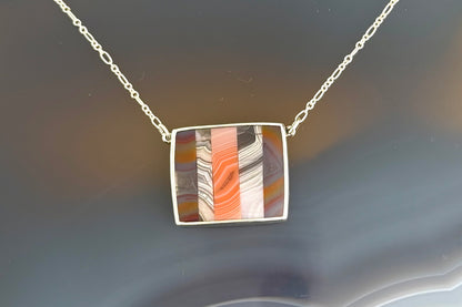 Agate Mosaic Necklace