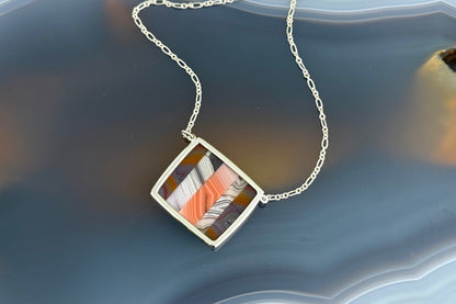 Agate Mosaic Necklace