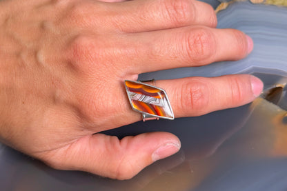Rhombus Mosaic Ring