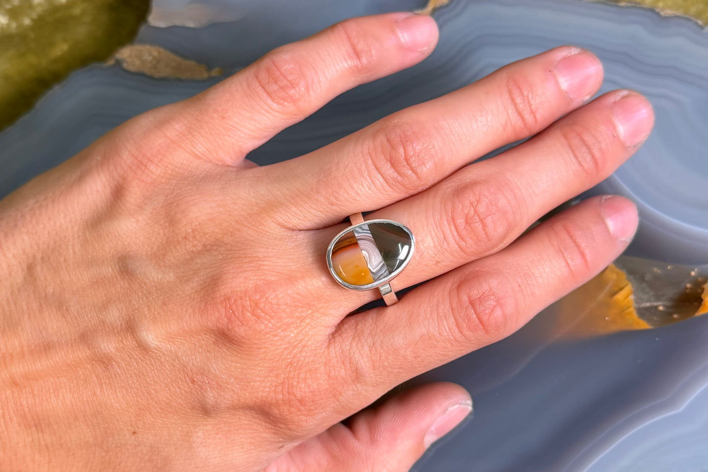 Egg Mosaic Ring