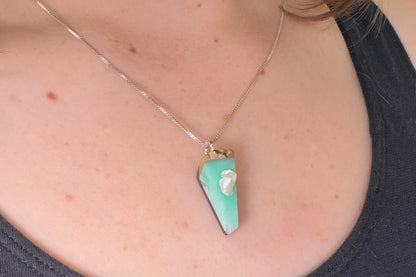 Key Lime Pie Necklace