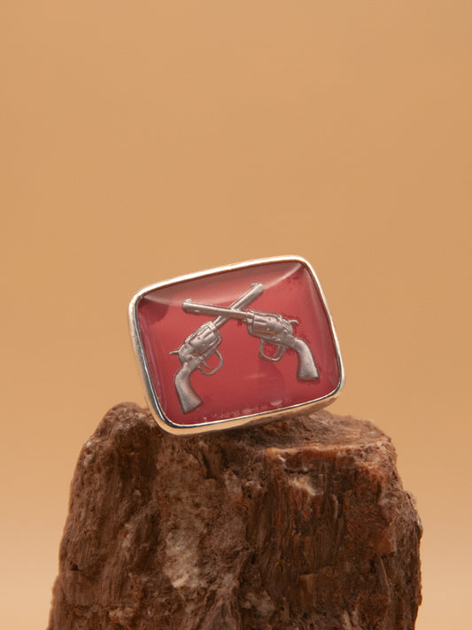 Vintage Pistol Intaglio