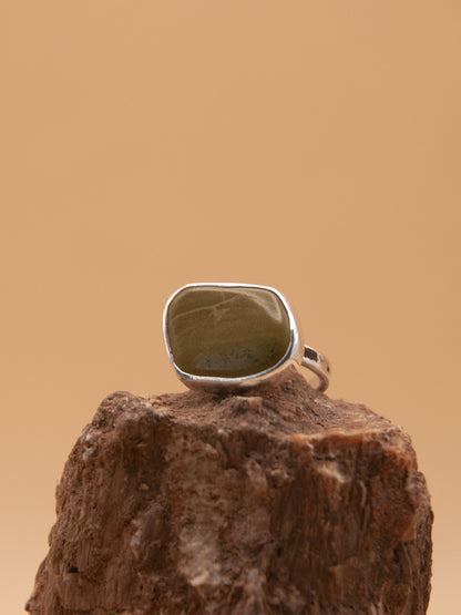 Michigan Beach Stone Ring