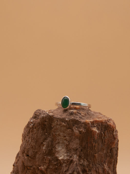 Green Onyx Ring