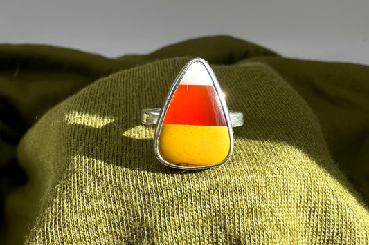 Candy Corn Rock Ring