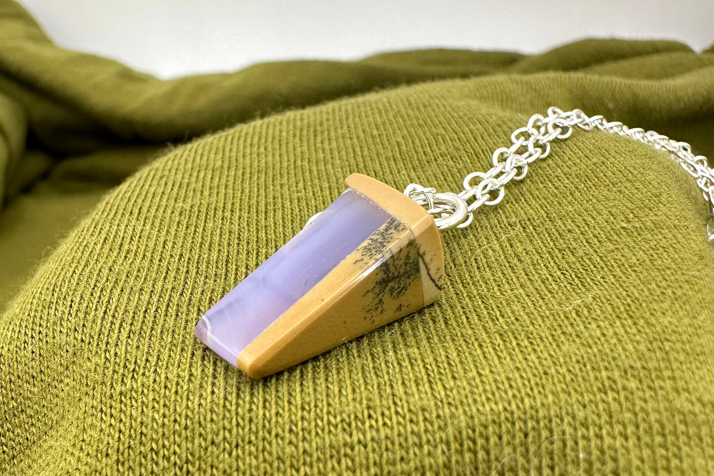 Hollyblue Purple Pie Necklace