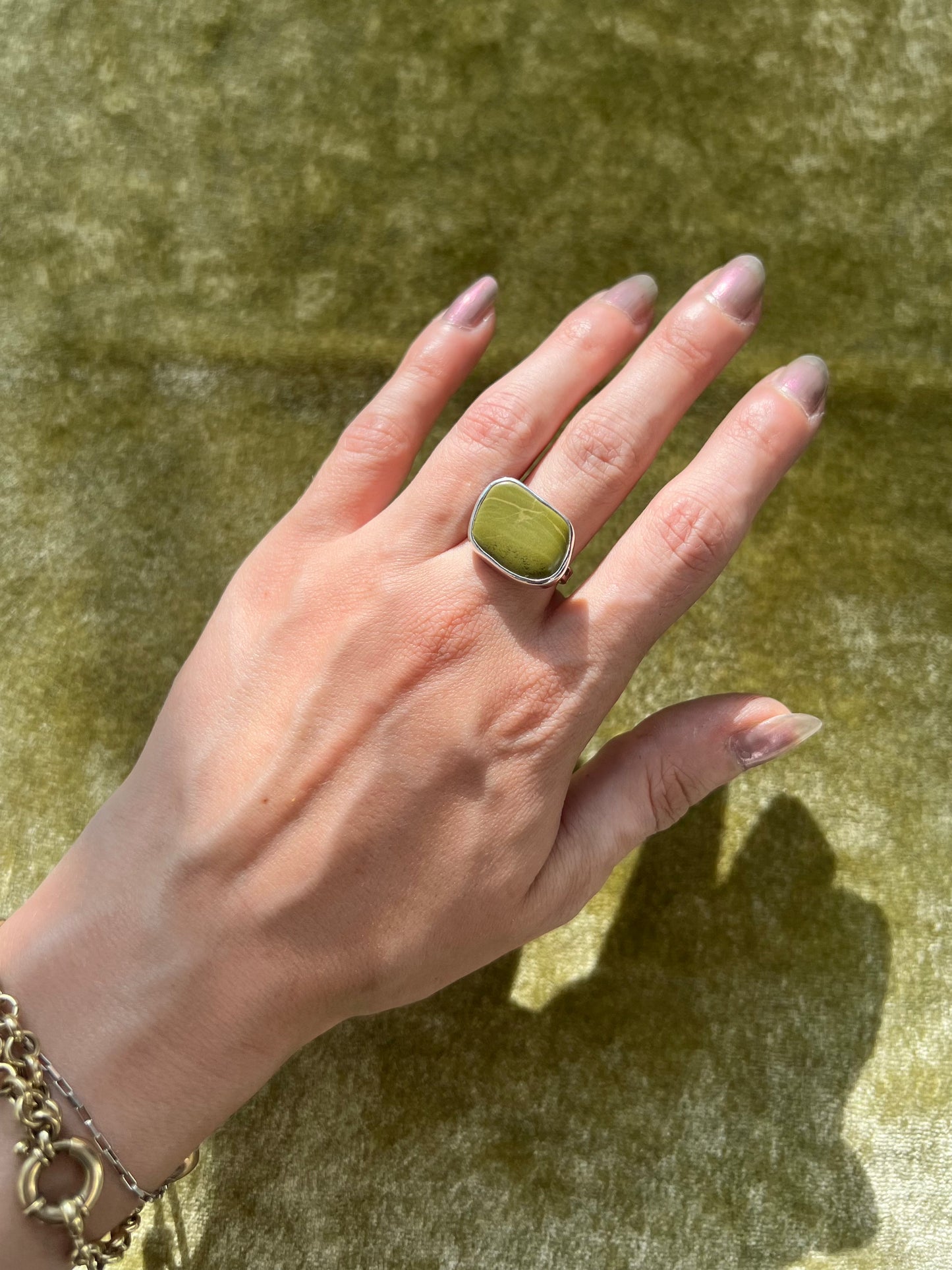 Michigan Beach Stone Ring
