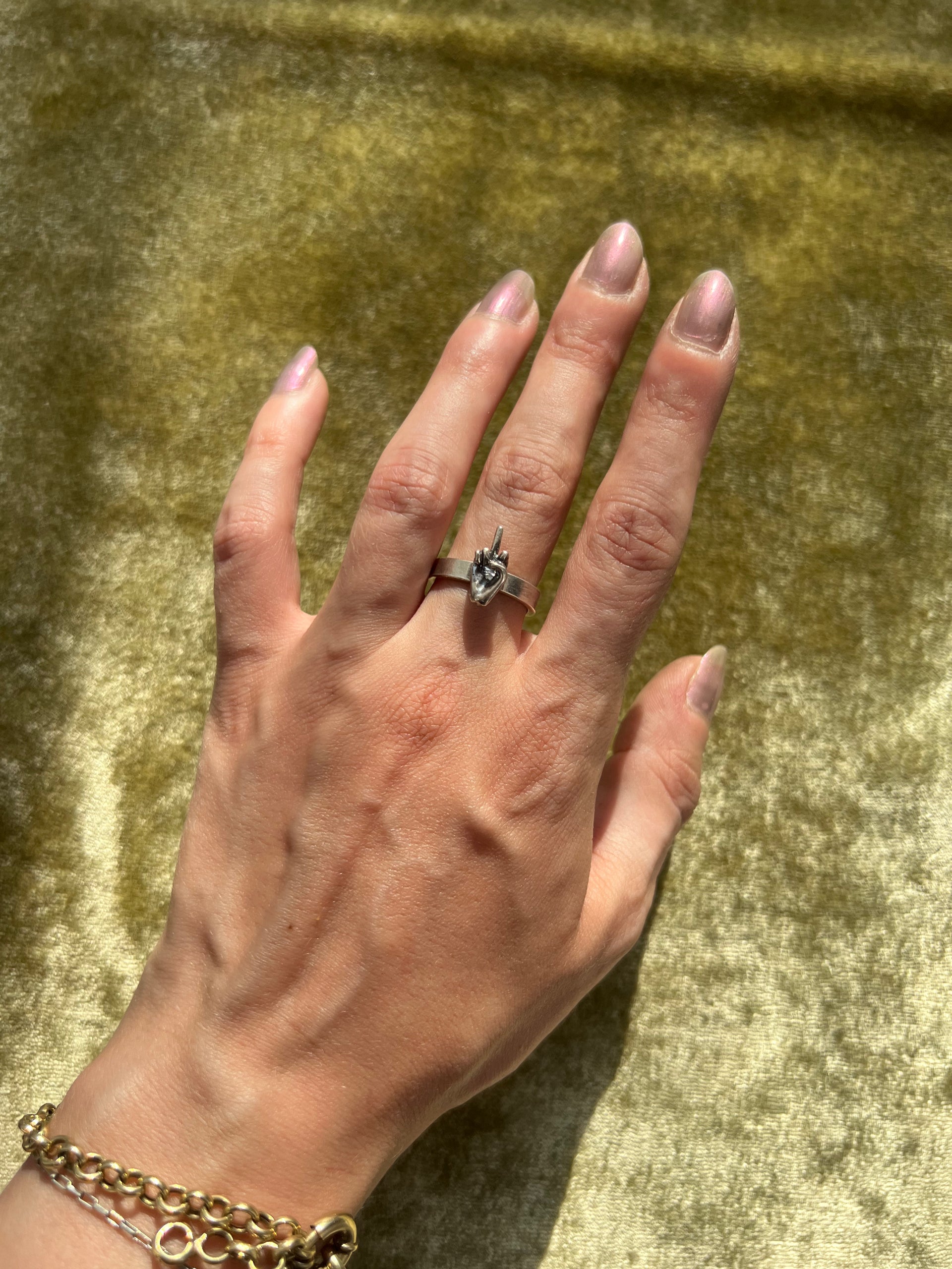 The Middle Finger Ring – Allie Keast Jewelry