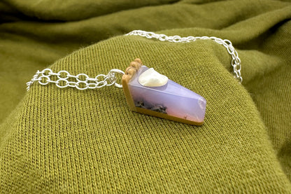 Hollyblue Purple Pie Necklace