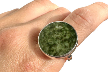 Jade Disk Ring